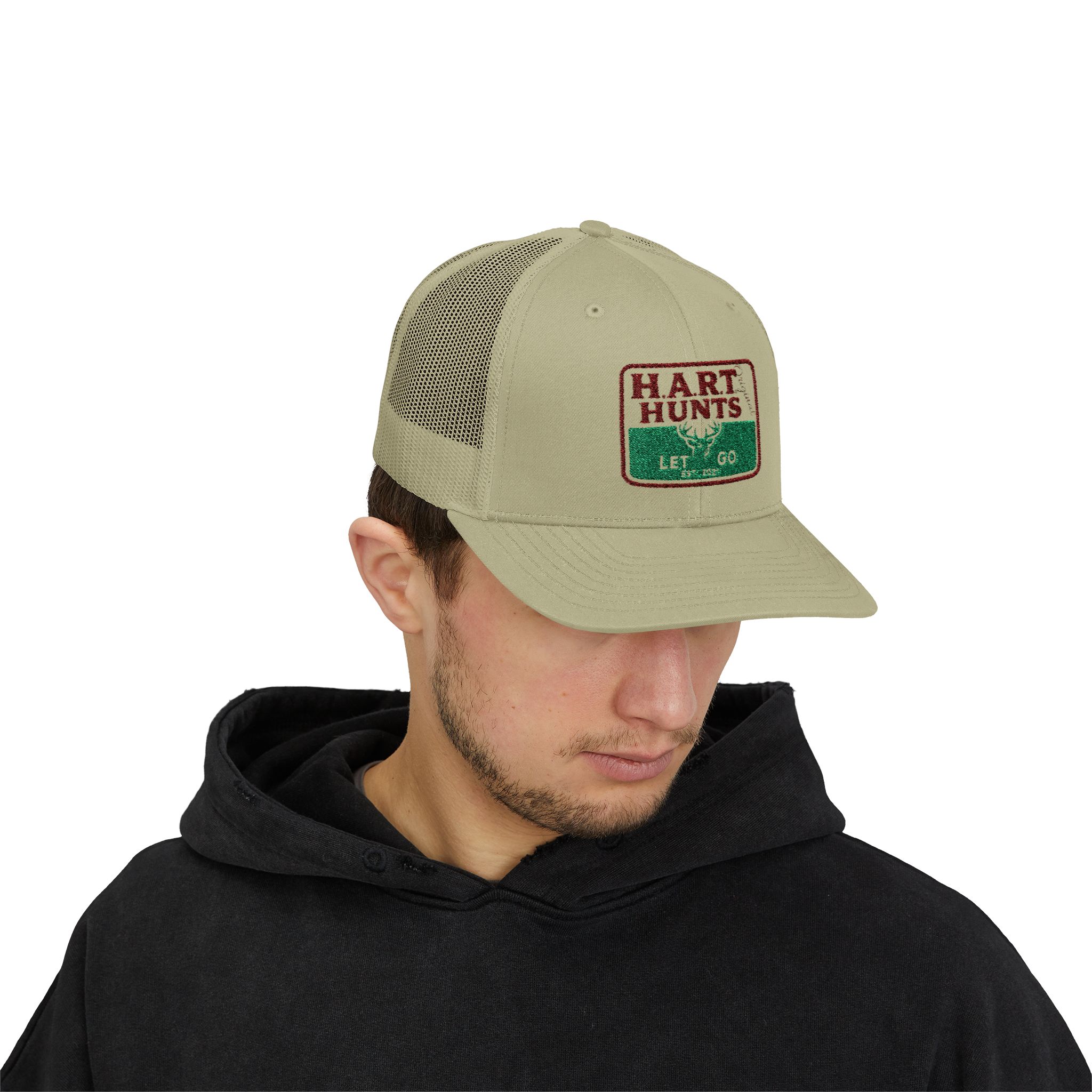 Retro H.A.R.T Hunts Outdoor Adventure Snapback Trucker Cap - Image 2