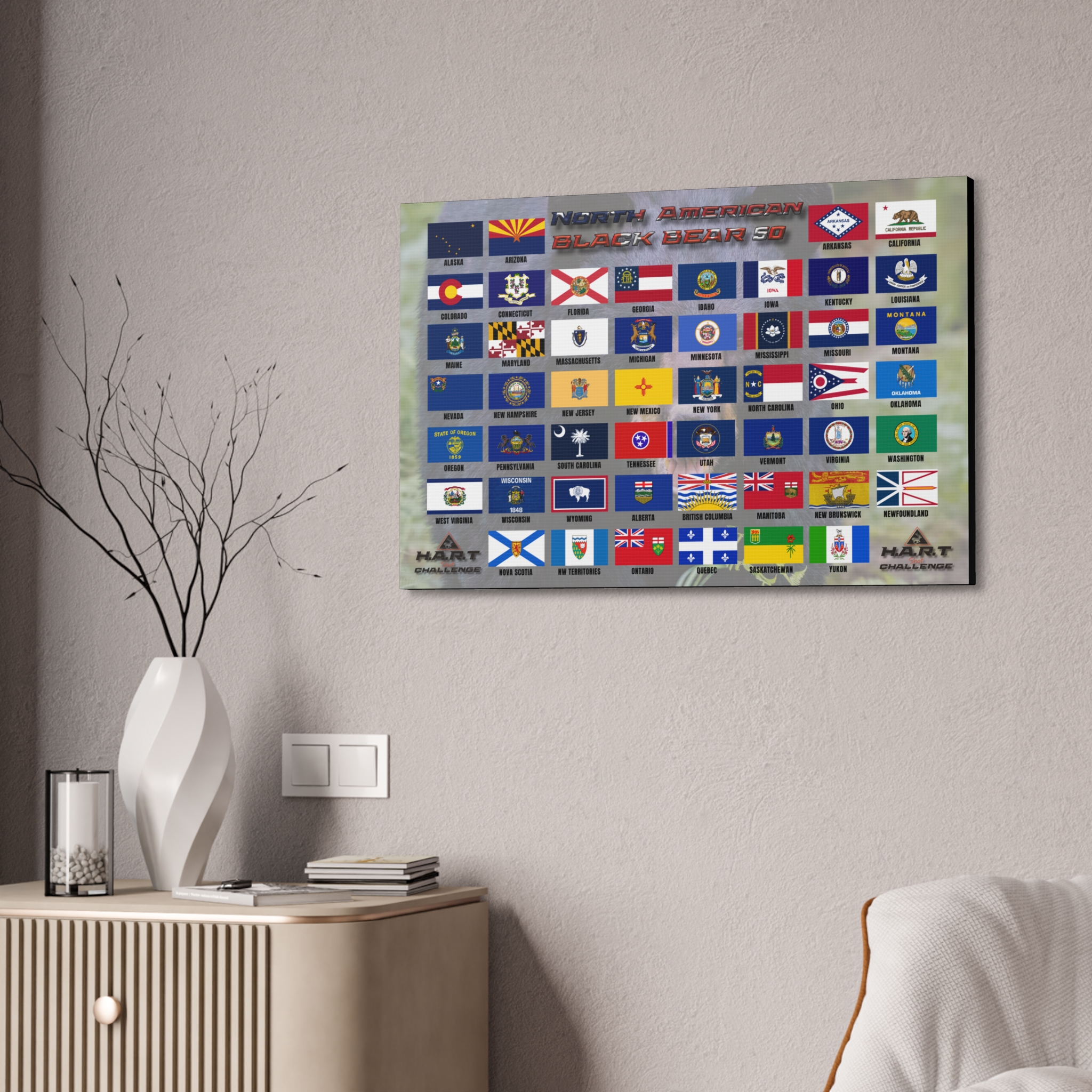 North American Black Bear 50 H.A.R.T Challenge Shot Board - Image 8