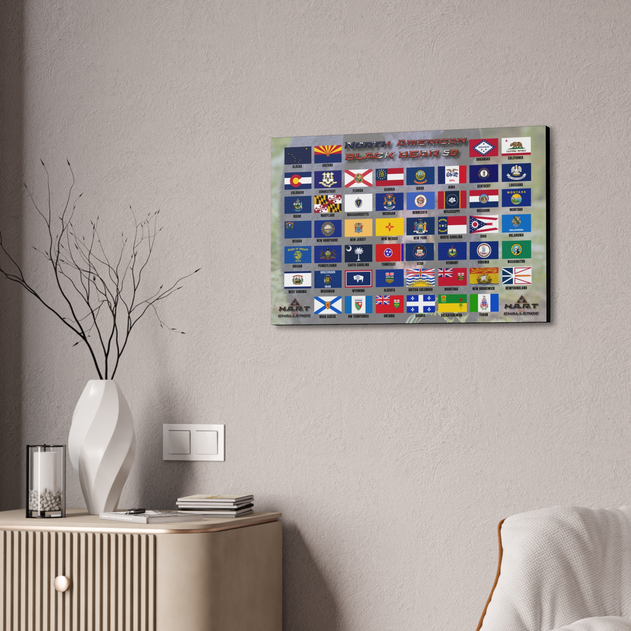 North American Black Bear 50 H.A.R.T Challenge Shot Board - Image 4