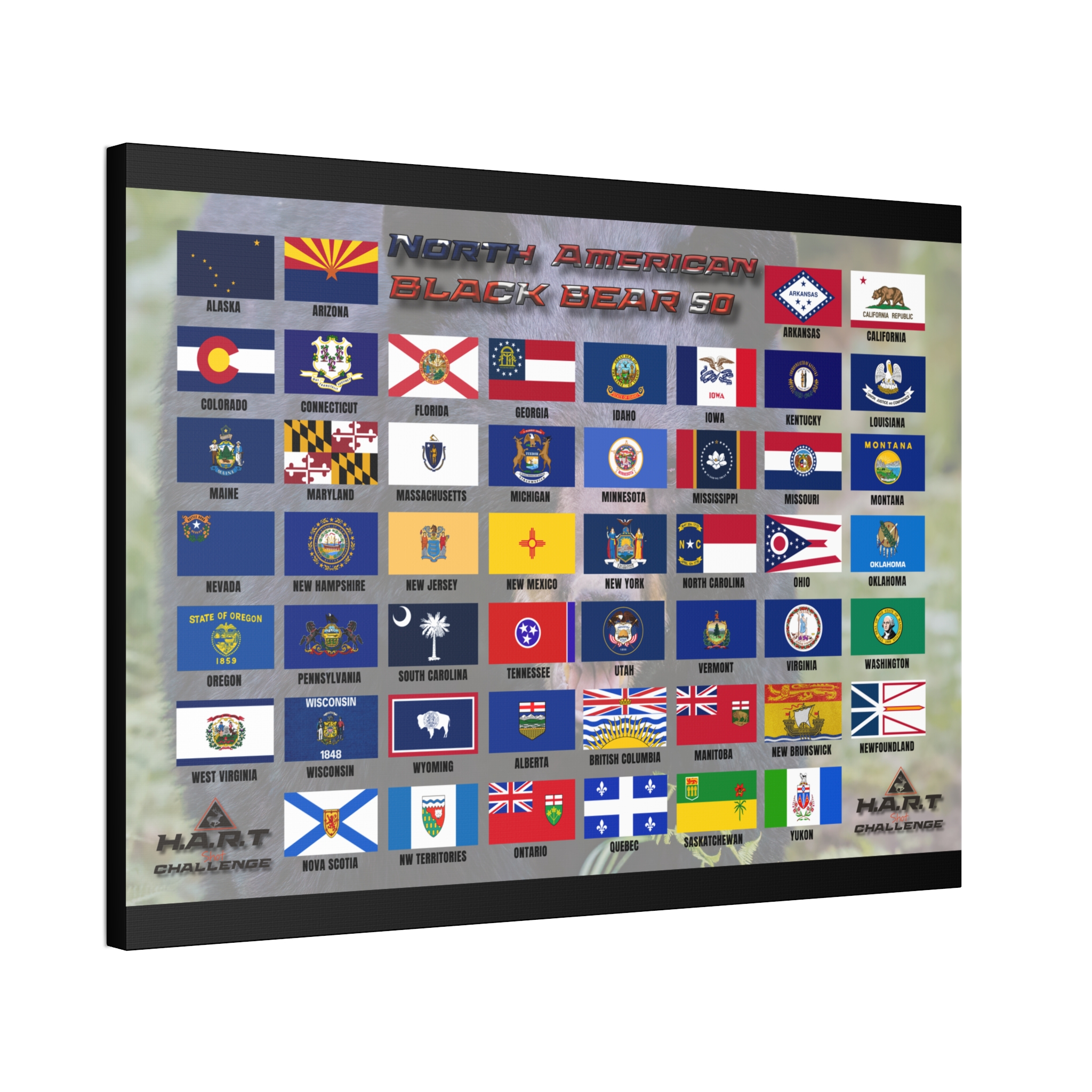 North American Black Bear 50 H.A.R.T Challenge Shot Board - Image 10