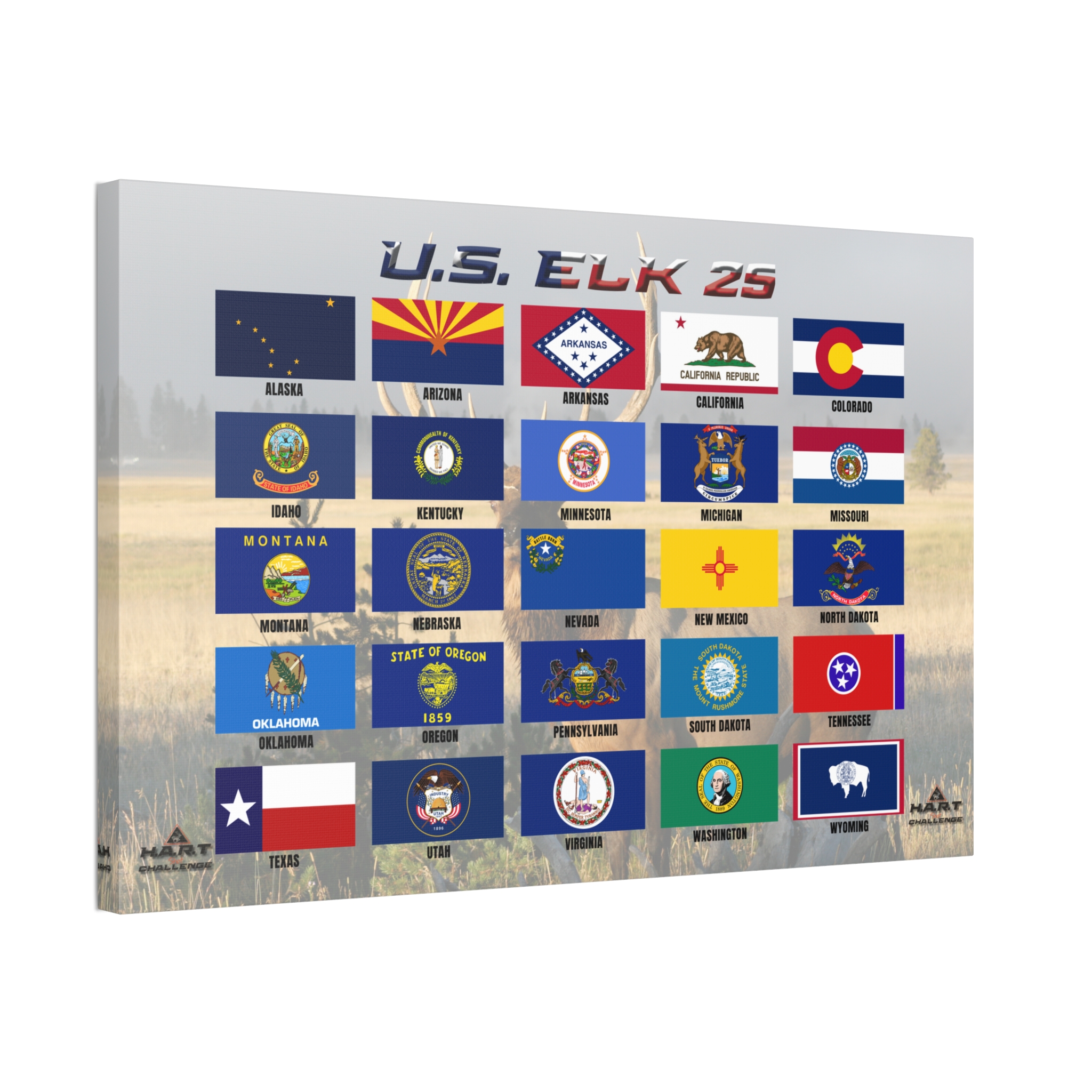 U.S. Elk 25 H.A.R.T Challenge Shot Board - Image 3